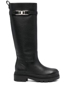 Ferragamo bottes Vara Chain - Noir