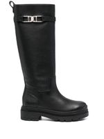 Ferragamo bottes Vara Chain - Noir