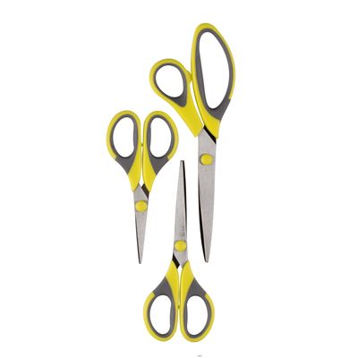 Scharen set 3-delig geel in verschillende maten
