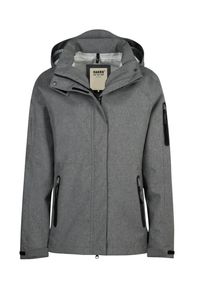 Hakro 250 Women's active jacket Fernie - Mottled Dark Grey - M