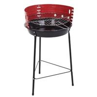 Houtskool Barbecue - driepoot - zwart/rood - 53 cm - BBQ