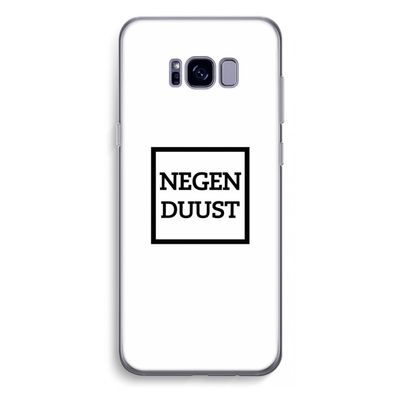 Negenduust vierkant: Samsung Galaxy S8 Plus Transparant Hoesje