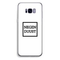 Negenduust vierkant: Samsung Galaxy S8 Plus Transparant Hoesje