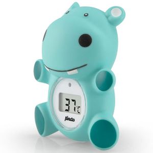 Alecto BC-11 HIPPO - Badthermometer en kamerthermometer, nijlpaard