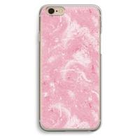 Abstract Painting Pink: iPhone 6 / 6S Transparant Hoesje