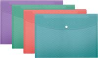 Esselte Colour'Breeze projectomslag A4, PP, assorti, pak van 4 Esselte Colour'Breeze projectomslag A4, PP, assorti, pak van 4