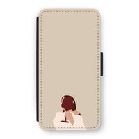 I drink wine: iPhone 12 Flip Hoesje