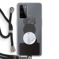 Marmeren cirkels: OnePlus 9 Pro Transparant Hoesje met koord