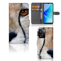 PPO A57 | A57s | A77 4G | Telefoonhoesje | Met pasjeshouder | Cheetah