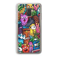 Vexx Mixtape: Samsung Galaxy A8 (2018) Transparant Hoesje