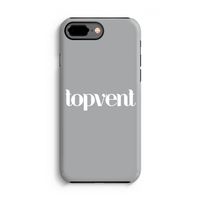 Topvent Grijs Wit: iPhone 8 Plus Tough Case