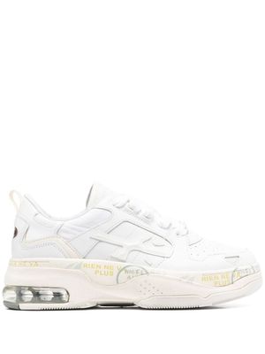Premiata baskets Drake à semelles épaisses - Blanc