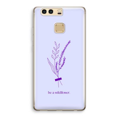 Be a wildflower: Huawei P9 Transparant Hoesje