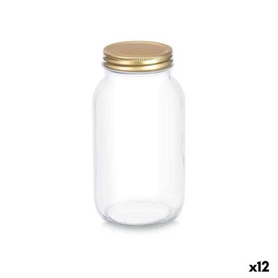 Blik Vivalto LGMS01-PK LGMS01-PK Transparant Gouden 950 ml (12 Stuks)
