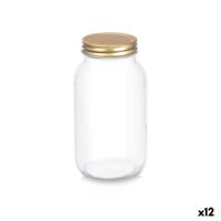 Blik Vivalto LGMS01-PK LGMS01-PK Transparant Gouden 950 ml (12 Stuks)