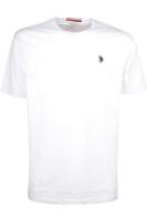 U.S. Polo Assn. Classic Fit T-Shirt ronde hals wit, Effen