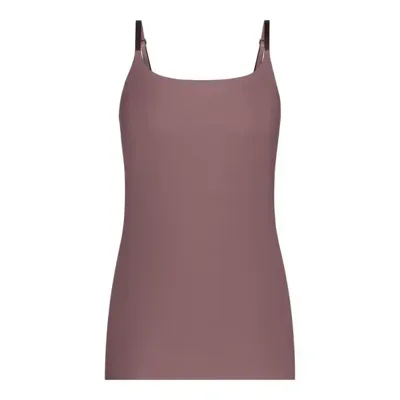 Secrets spaghetti hemd dames - Invisible - Naadloos vrouwen onderhemd met smalle bandjes