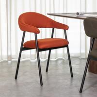 LABEL51 Eetkamerstoel 'Amaze' Breathe stof, kleur Roest