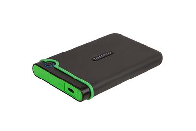 Transcend StoreJet 25M3C externe harde schijf 2 TB 2.5" USB Type-C 3.2 Gen 1 (3.1 Gen 1) Zwart, Groen