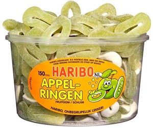 Haribo Appelringen 150 stuks