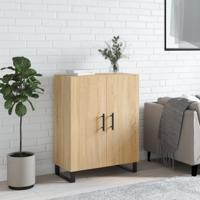 Dressoir 69,5x34x90 cm bewerkt hout sonoma eikenkleurig