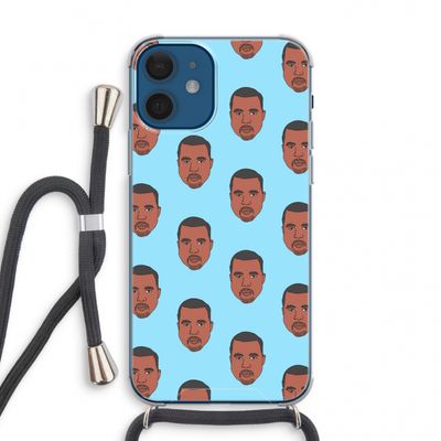 Kanye Call Me?: iPhone 12 mini Transparant Hoesje met koord