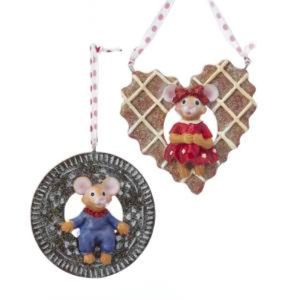 Cookie Mouse Resin 3.5 Inch - Kurt S. Adler