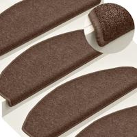 VidaXL Trapmatten 15 st 65x24x4 cm bruin VidaXL Trapmatten 15 st 65x24x4 cm bruin