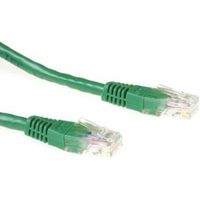 ACT Groene 7 meter U/UTP CAT6A patchkabels met RJ45 connectoren ACT Groene 7 meter U/UTP CAT6A patchkabels met RJ45 connectoren