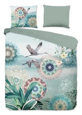 HIP Dekbedovertrek "mandala's en vogels" - Multi - (135x200 cm) - Katoen Satijn