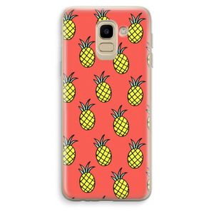 Ananas: Samsung Galaxy J6 (2018) Transparant Hoesje