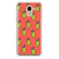 Ananas: Samsung Galaxy J6 (2018) Transparant Hoesje