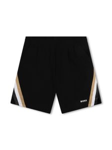 BOSS Kidswear short à logo imprimé - Noir