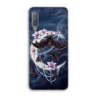 Vleermuizen Maan: Samsung Galaxy A7 (2018) Transparant Hoesje