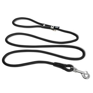 Curli Stretch Comfort Leash 1,8 m Zwart Nylon Hond Standaard riem
