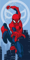 Spiderman strandlaken Shoot 70 x 140 cm - katoen - thumbnail