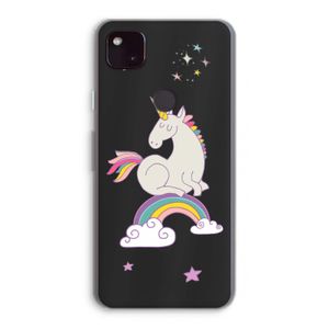 Regenboog eenhoorn: Google Pixel 4a 5G Transparant Hoesje