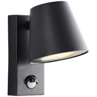 Brilliant Zwarte wandlampBari met sensor - 44321/06