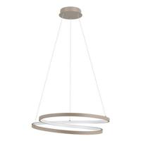 EGLO Ruotale Hanglamp - LED - Ø 55 cm - Zandkleur|Beige|Wit