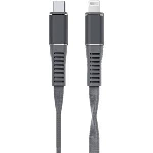 Leba Innovation USB-laadkabel USB-C, Apple Lightning stekker 1.20 m Zwart NCABLE-LE-UC-8P-1.2M