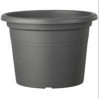 Bloempot Deroma Cilinder Antraciet Geïnjecteerde Rond Ø 50 cm 50 x 35 cm