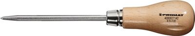 Promat Priem | met ronde punt | houten heft | totale lengte 190 mm - 4000827142 - 4000827142