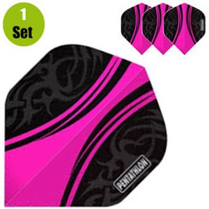 Pentathlon Vizion Swish Dartflights - Roze