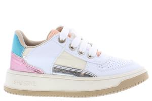 ShoesMe NO24S003-B white blue pink Wit 