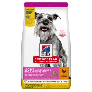 Hill's Mature Adult Light Small & Mini met kip hondenvoer 3 x 2,5 kg