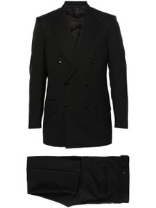 TOM FORD costume en laine à veste croisée - Noir