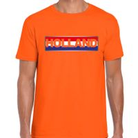 Oranje / Holland supporter t-shirt / shirt Holland banner oranje voor heren Oranje / Holland supporter t-shirt / shirt Holland banner oranje voor heren