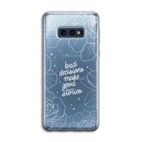Good stories: Samsung Galaxy S10e Transparant Hoesje