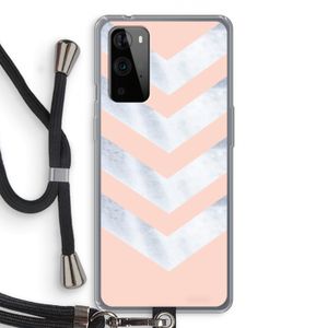 Marmeren pijlen: OnePlus 9 Pro Transparant Hoesje met koord