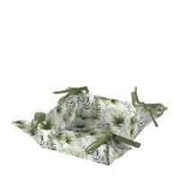 Ambiente broodmand jungle leaves white